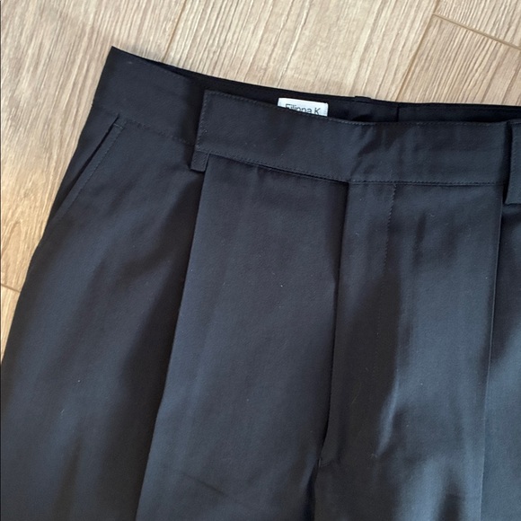 FILIPPA K TAPERED LOOSE FITTING WOOL TROUSERS - Picture 3 of 5